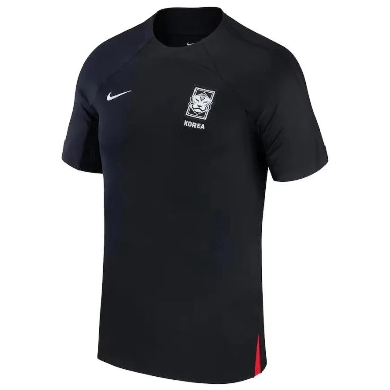 Áo Bóng Đá Ngắn Tay Màu Đen Size s-4xl Thời Trang Hàn Quốc 2022 / 23