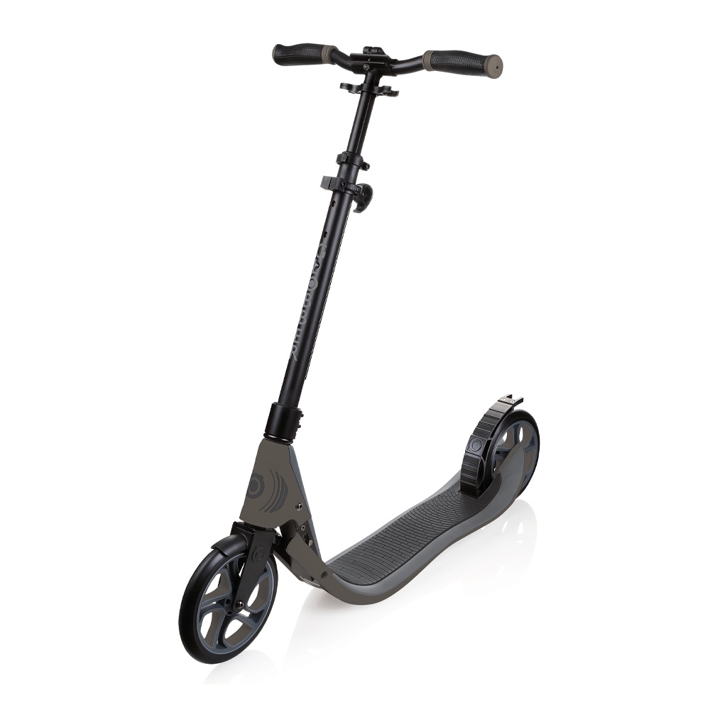 Xe trượt scooter 2 bánh GLOBBER ONE NL 205 cho thiếu niên và người lớn - Đen/Xám