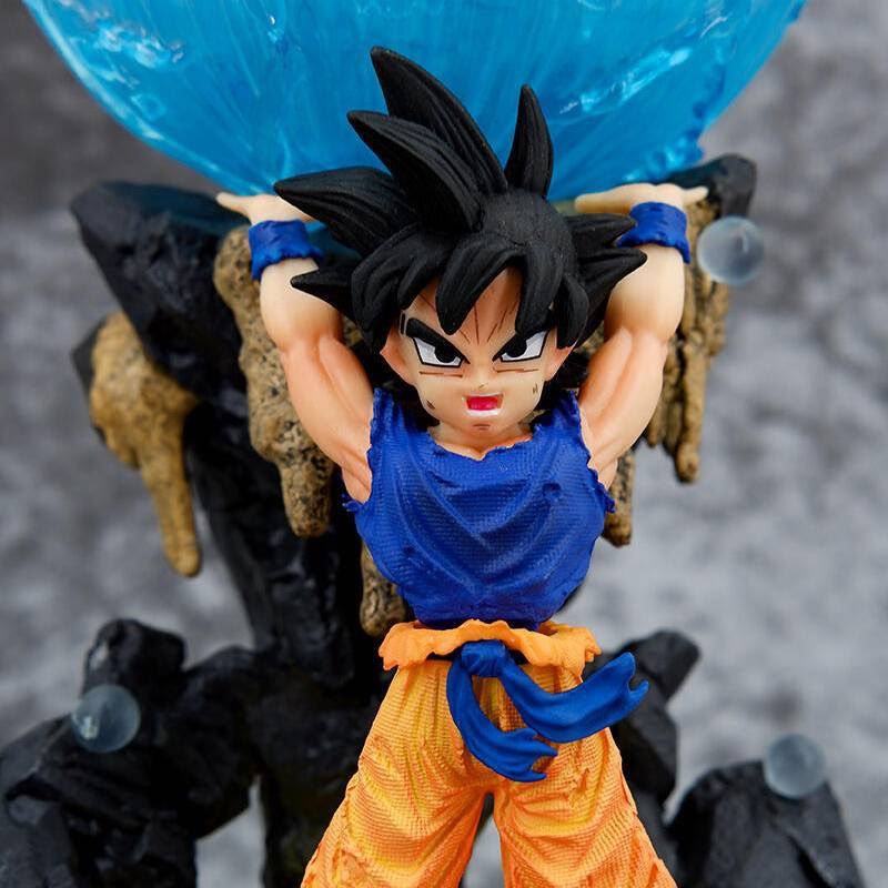 Mô hình nhân vật Dragonball Songoku bắn chưởng cực nét,có led sáng