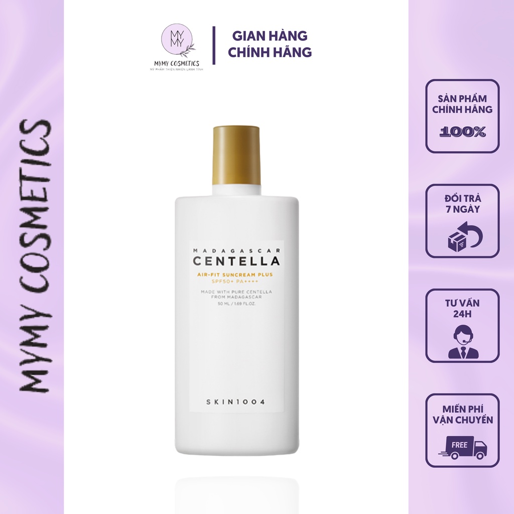 Kem Chống Nắng Skin1004 Madagascar Centella Air - Fit Suncream Plus Chống Oxy Hóa Phục Hồi Làm Dịu Da 50Ml