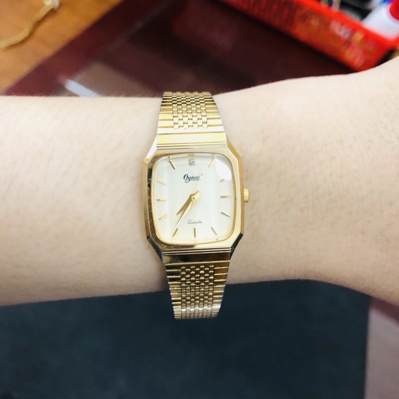 Đồng hồ nữ si nhật dáng dây lụa hiệu Ogival