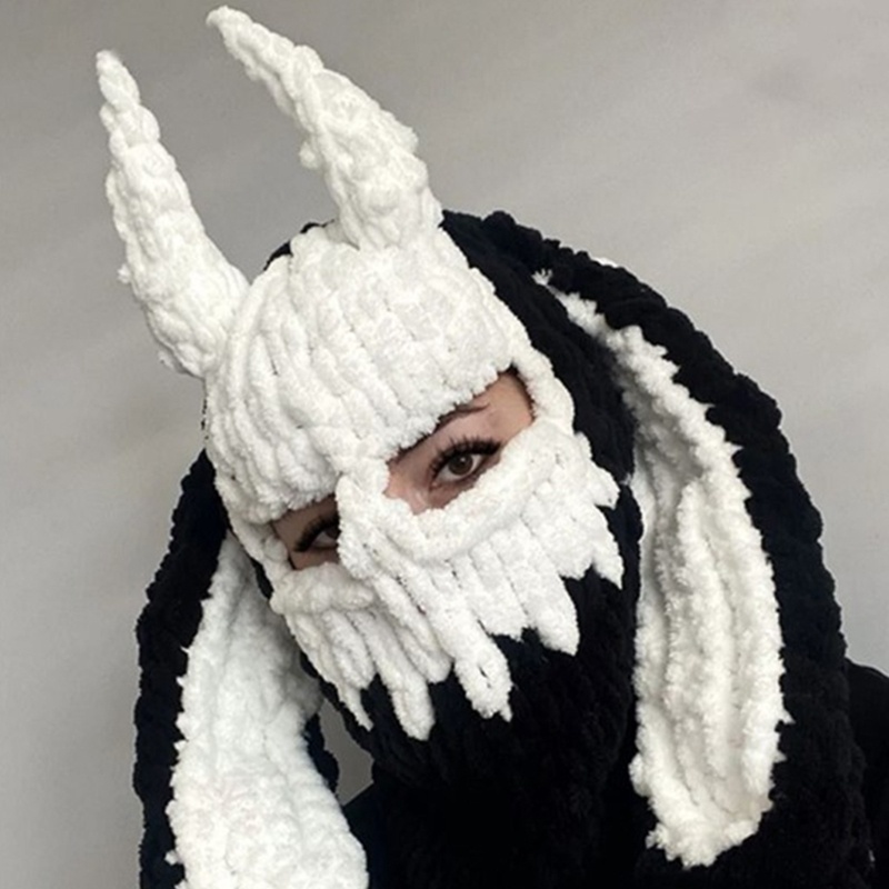 Mũ Balaclava Đan Len Che Tai Giữ Ấm Mùa Đông Thời Trang Cho Nữ