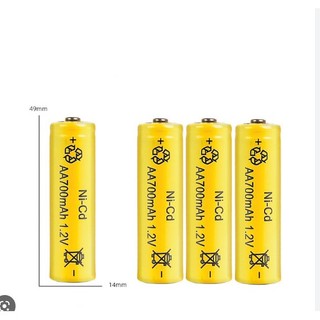 Pin sạc aa và aaa 1.2v 700mah 1.2v 600mah thiết bị điện tử sạc lại