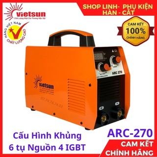 Máy hàn vietsun ARC270a hàng công ty chính hãng, máy hàn điện tử Vietsun - 𝑽𝒊𝒆𝒕𝒔𝒖𝒏