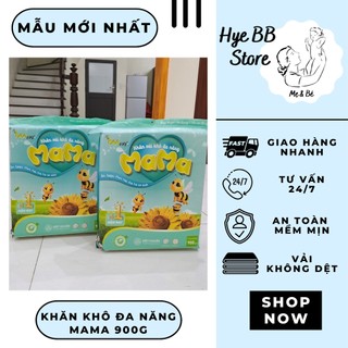 [HÀNG CHÍNH HÃNG] Khăn vải khô đa năng MAMA (Bịch lớn 900g)