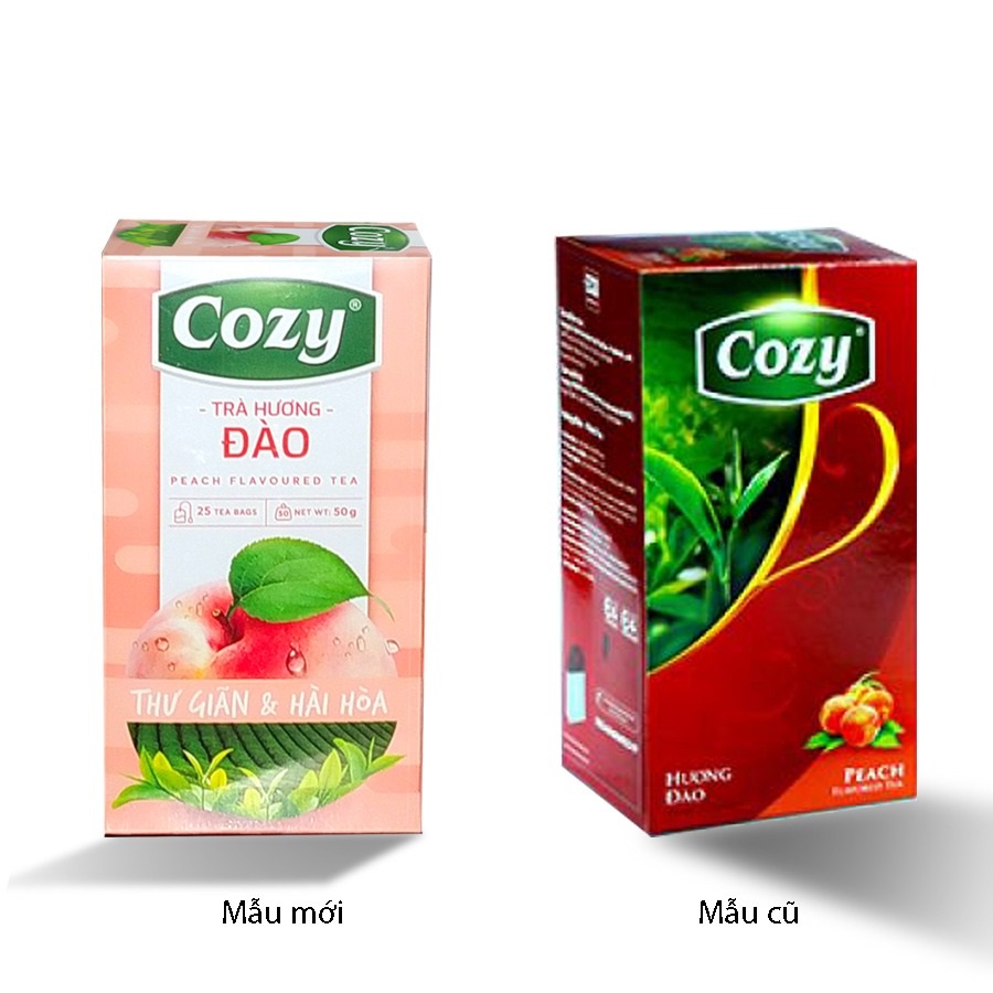 TRÀ COZY TÚI LỌC HƯƠNG DÂU - ĐÀO - BẠC HÀ - TÁO - SEN - NHÀI - HỒNG TRÀ - HOA CÚC - VẢI - XOÀI - QUẾ