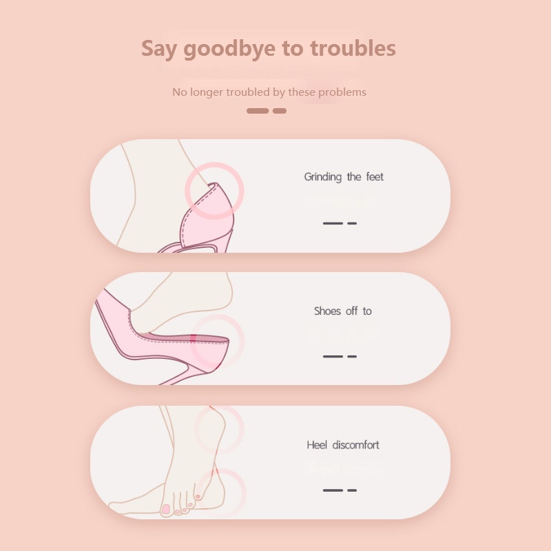 Miếng Dán Nửa Đế Giày Cao Gót Chống Mòn Tiện Dụng