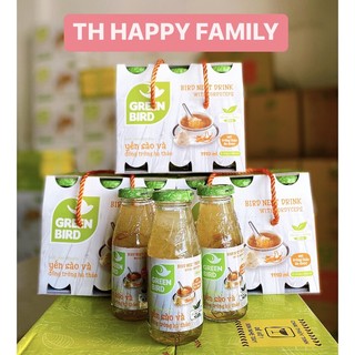 Green Bird yến sào và đông trùng hạ thảo - Nutrinest chai 185ml