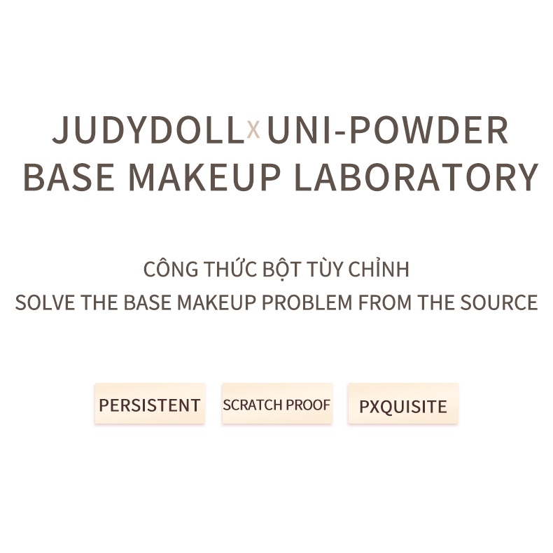 Kem nền JUDYDOLL mềm mịn như mây không tạo vệt lâu trôi không phai màu dành cho trang điểm mới