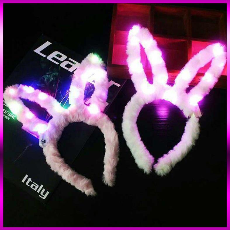 Cài, bờm tai thỏ có đèn phát sáng