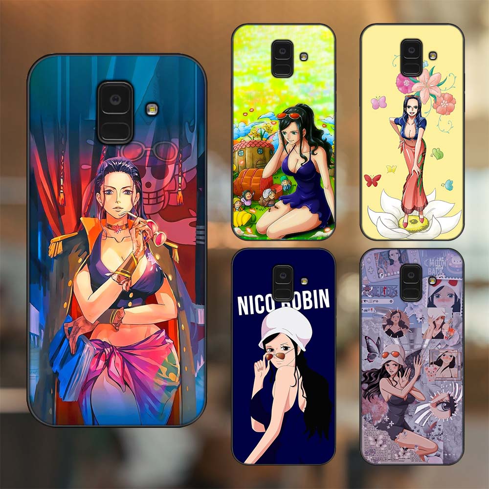Ốp lưng Samsung A5 2018, A6 2018, A8 2018, J6 2018, A8 Plus Nico Robin One Piece Đảo Hải Tặc