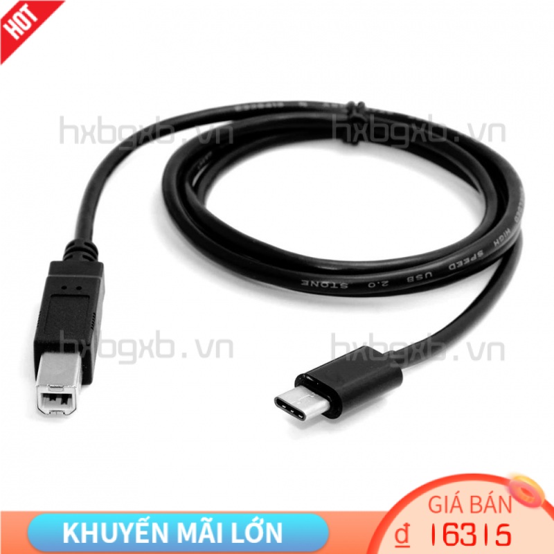 [hxbgxb]Computer Printer Cable Electric Piano MIDI Controller Male to Male USB 2 0 Cord Portable Anti-interference