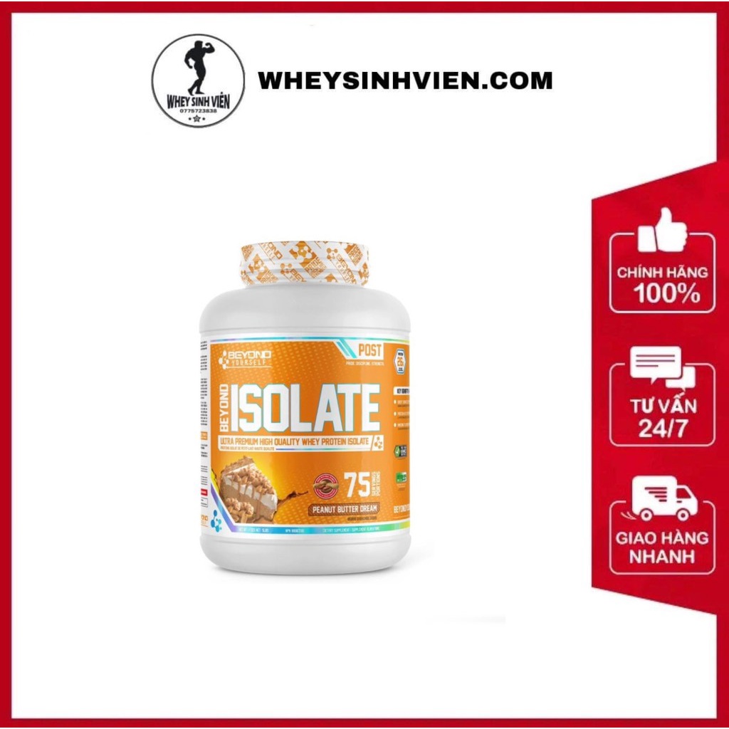 Hoàn xu 50% Chính hãng Sữa Dinh Dưỡng Beyond Whey Isolate Dòng Whey Chất