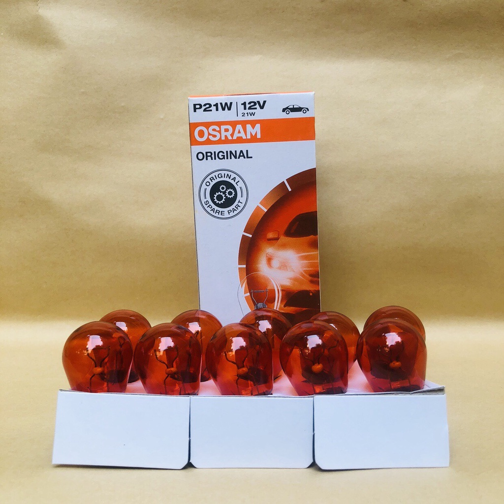 Bóng Đèn Xi nhan 1 Tim OSRAM Original PY21W 12V BAU15S