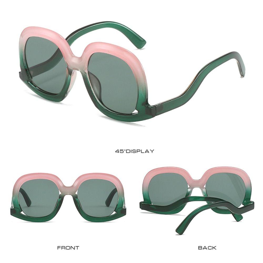 Kính Mát Gọng Oval Họa Tiết Da Báo Thời Trang Cho Nữ