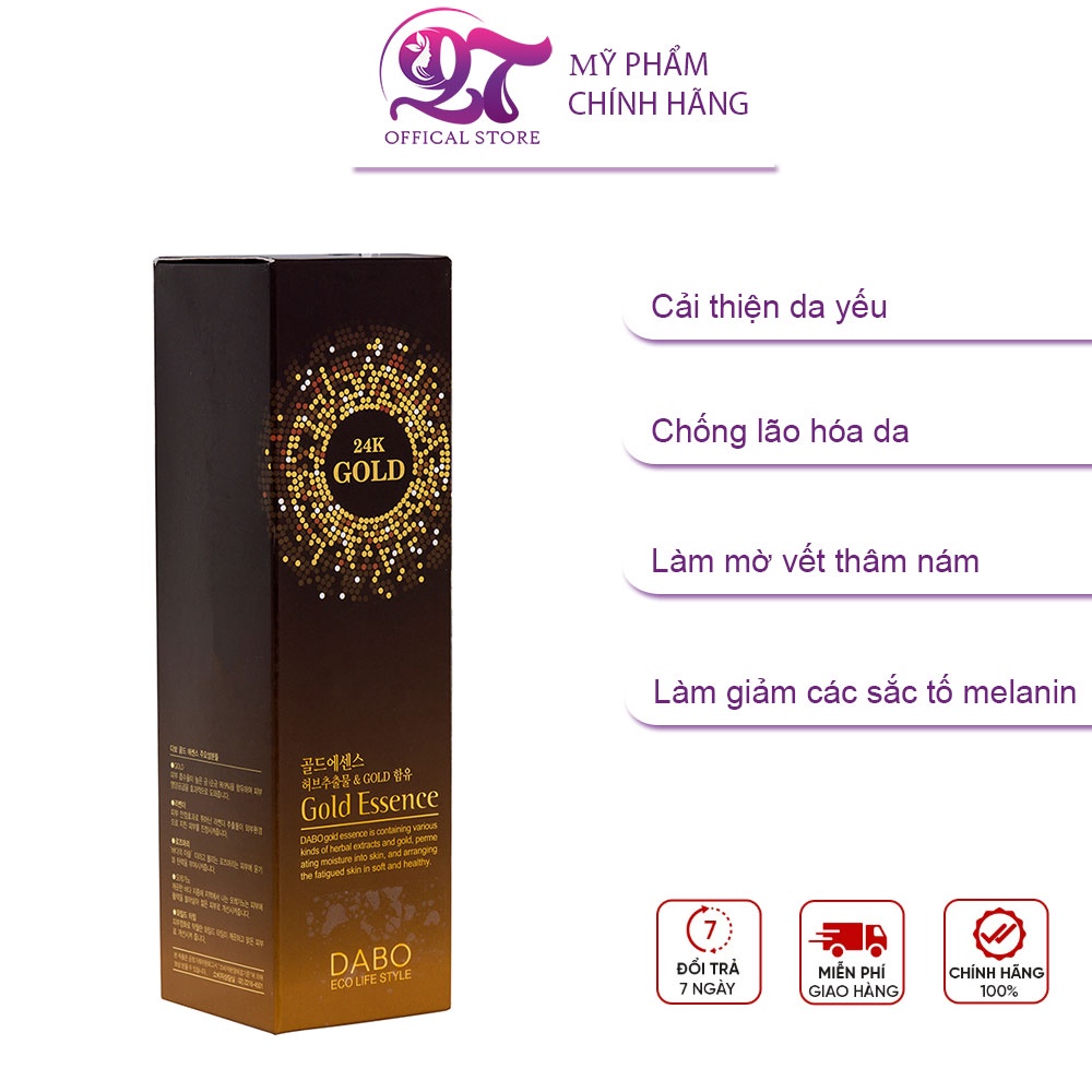 Tinh chất Vàng cao cấp Dabo Gold Essence 150ml chính hãng Hàn Quốc