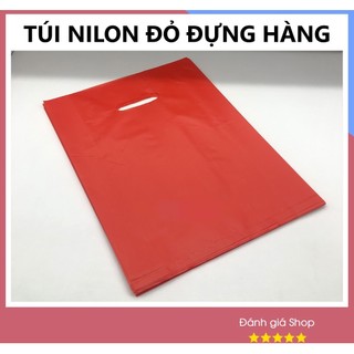Túi Bóng Đỏ Đóng Hàng - Túi Nilon Đỏ HD Mỏng, dai, siêu tiết kiệm đủ size