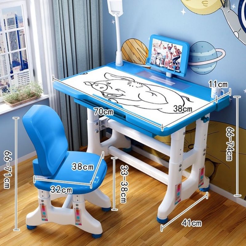 BỘ bàn học chống gù, chống cận Thông minh(tặng đèn -hỏa tốc 2h)