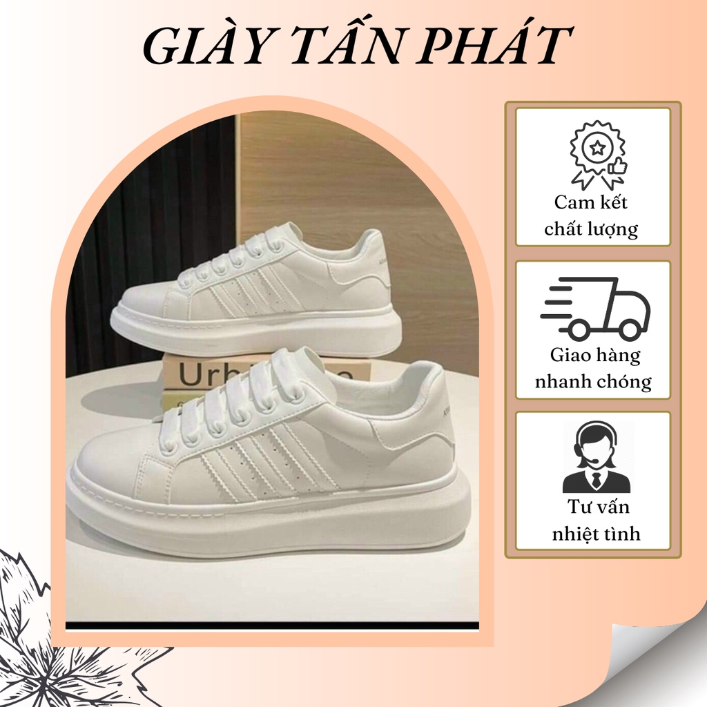 giày nam nữ sneaker phối sọc thời trang