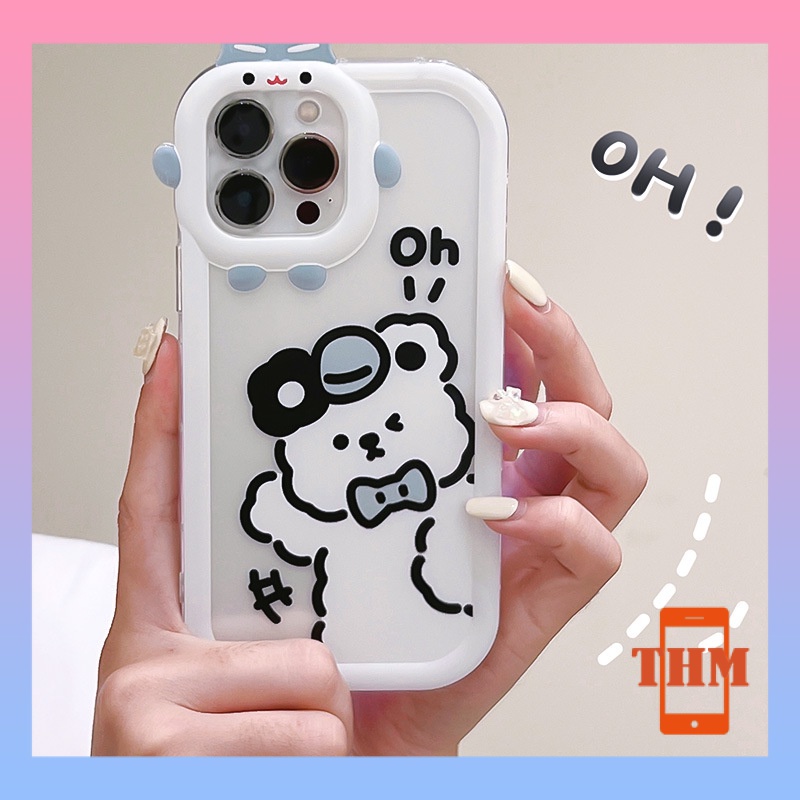 Ốp lưng iphone hình quái vật nhỏ Gấu hoạt hình Cho Iphone 6 / 6S / 6splus / se / 7 / 7plus / 8 / 8plus / X / xs / xsmax / 11 / 12 / 13 / 14 / plus / pro / pro max-6007
