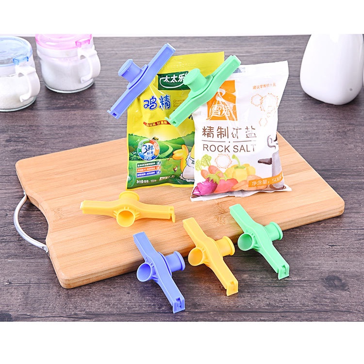Kẹp miệng túi đựng thực phẩm, đồ ăn có nắp - Kẹp túi thực phẩm thông minh
