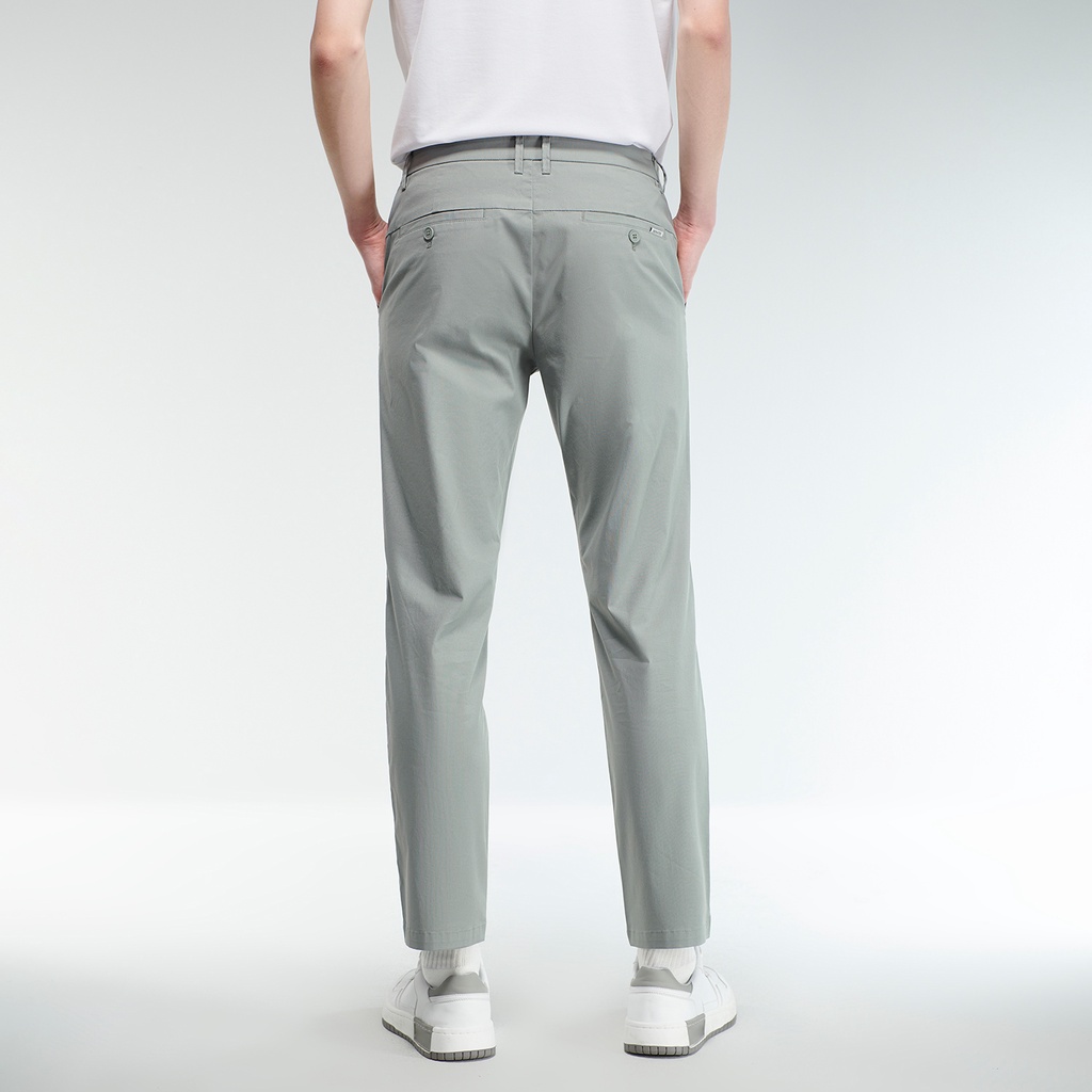 HLA - Quần tây nam công sở co giãn mềm mịn cao cấp Classic Mid-waist Straight Tube Micro-elastic Pants