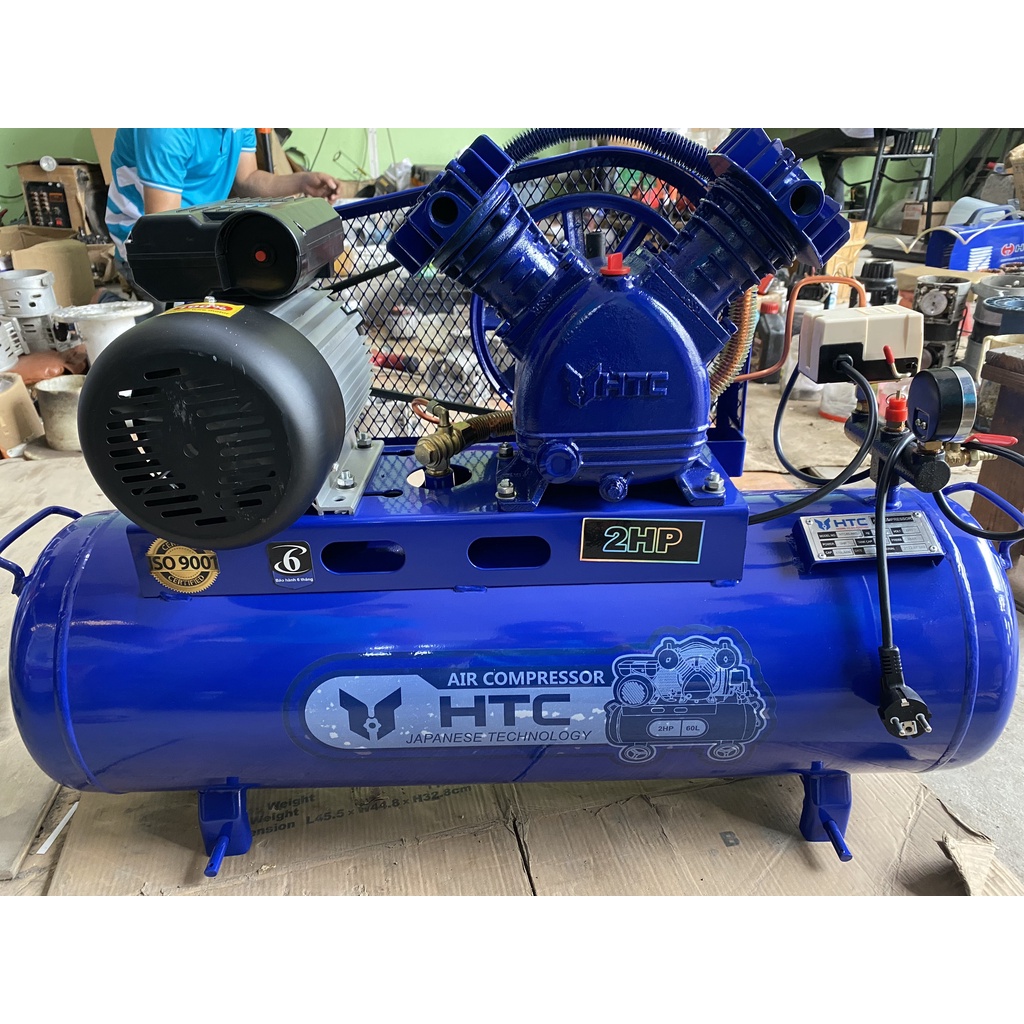 Đầu nén khí 2 Piston 51mm,Công suất 1/2HP -1HP, màu xanh hiệu RIDEN RD2X51A