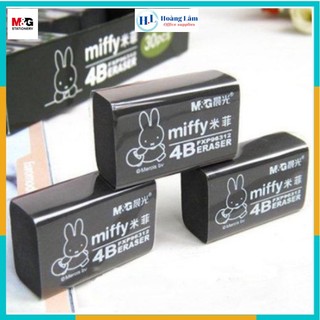 Gôm tẩy đen 4b m&g miffy to và nhỏ 96577, 96578, 965ph, 695hn
