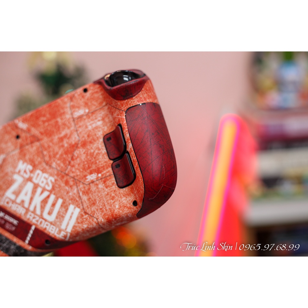 Skin dán Steam Deck mẫu Gundam MS-06S Zaku II