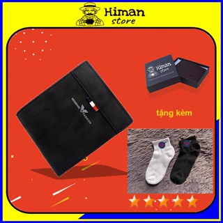 Ví nam, bóp da lộn cao cấp mini nhỏ gọn dáng đứng ngang-vn070