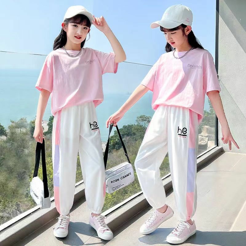 Set Bộ quần áo mùa hè cho bé gái 18-35kg chất cotton co giãn thoáng mát lên đồ cục xinh