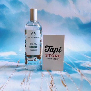 Mẫu Mới - Xịt thơm The Body Shop Coconut Body Mist