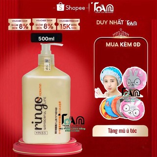 Kem Hấp Ủ Tóc Phục Hồi Hư tổn Siêu Mềm Mượt Hương Nước Hoa Ringo 500ml