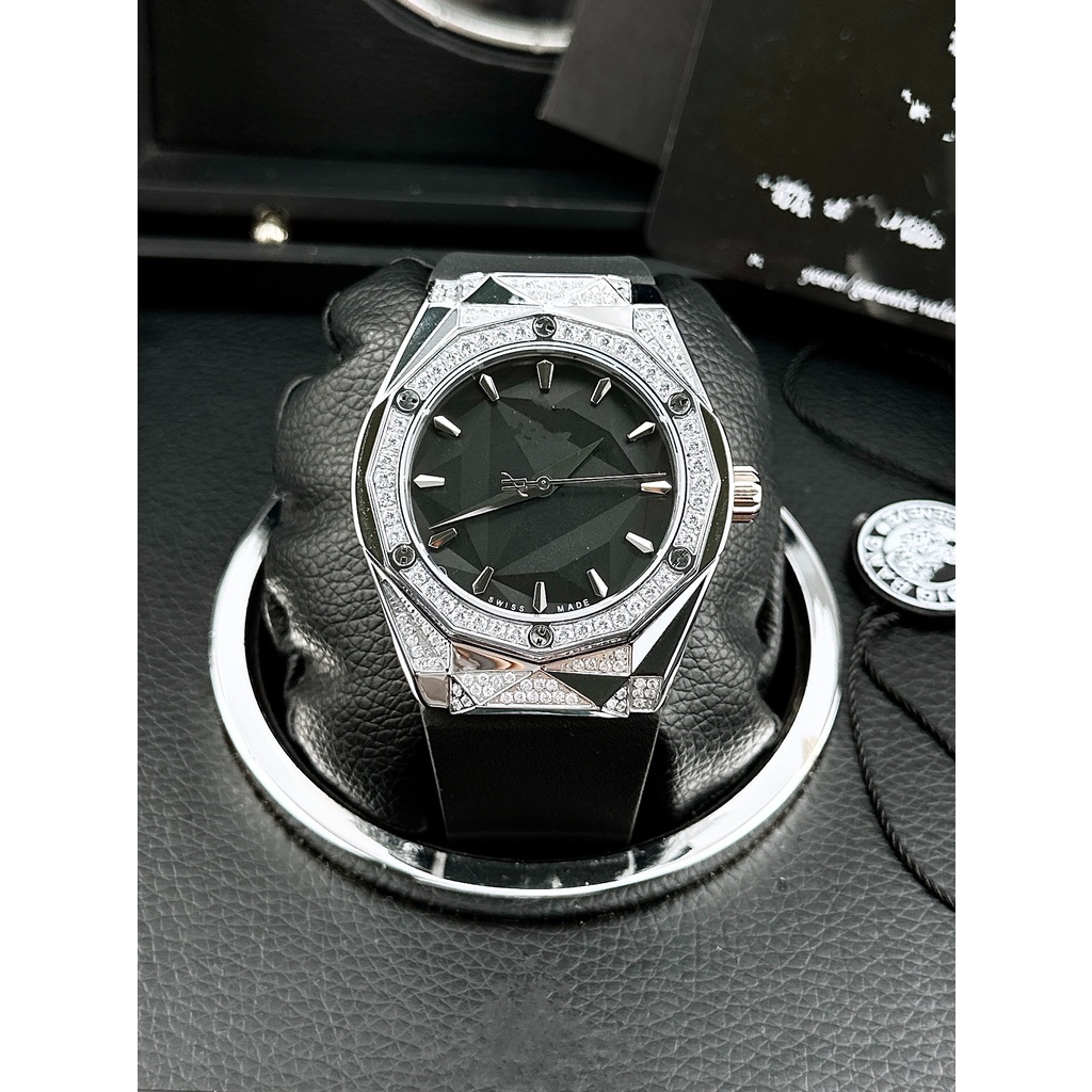 Đồng Hồ Nam Hubo HBL58266 Diamond , Máy Automatic , Size 44x54mm