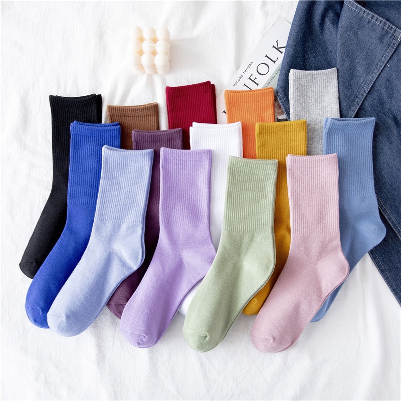 Vớ Thể Thao Dài Mềm Mại Và Thoải Mái Thời Trang Cho Nữ ruiyan