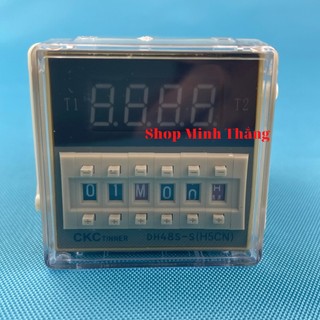 Rơle, timer, hẹn giờ, cài đặt thời gian luân phiên đảo chiều omron dh48s-s