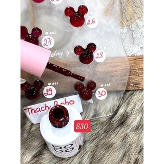 Sơn Gel Thạch Đỏ Bobo số 30