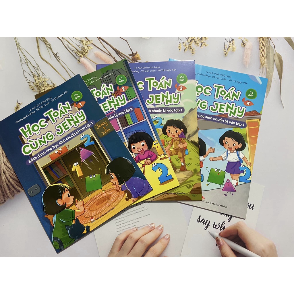 Sách - Học Toán Cùng Jenny - Sách Dành Cho Học Sinh Chuẩn Bị Vào Lớp 1 - Bộ Cơ Bản - Tập 2 (PV)
