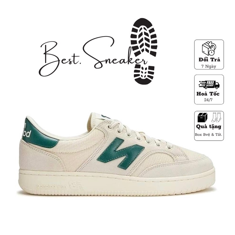 Giày New Balance CRT300 2.0 Vintage Màu Be Xanh, NB CRT 300 mẫu mới.Full Box Bill.