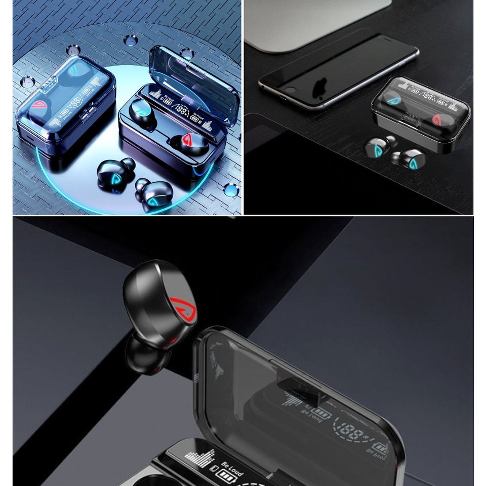 Tai Nghe Bluetooth Gaming S10 Pro Cao Cấp, Cảm Ứng, Nghe Nhạc, Kiêm Sạc Dự Phòng 2200mAh Bảo Hành 12 Tháng