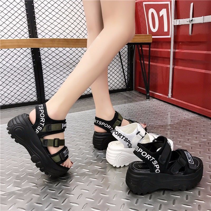 Giày Sandal Đế Xuồng Mềm Mại Chống Nước Thời Trang Mùa Hè Cho Nữ