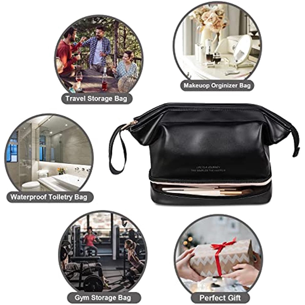 Túi Đựng Mỹ Phẩm Hai Lớp Sức Chứa Lớn Chống Bụi JP5