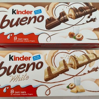 Bánh Socola Sữa Hạt Dẻ Kinder Bueno White Milk Amd Hazelnuts