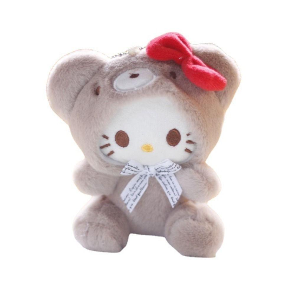 Móc Khóa Hình Mèo Kitty Nhồi Bông Đáng Yêu