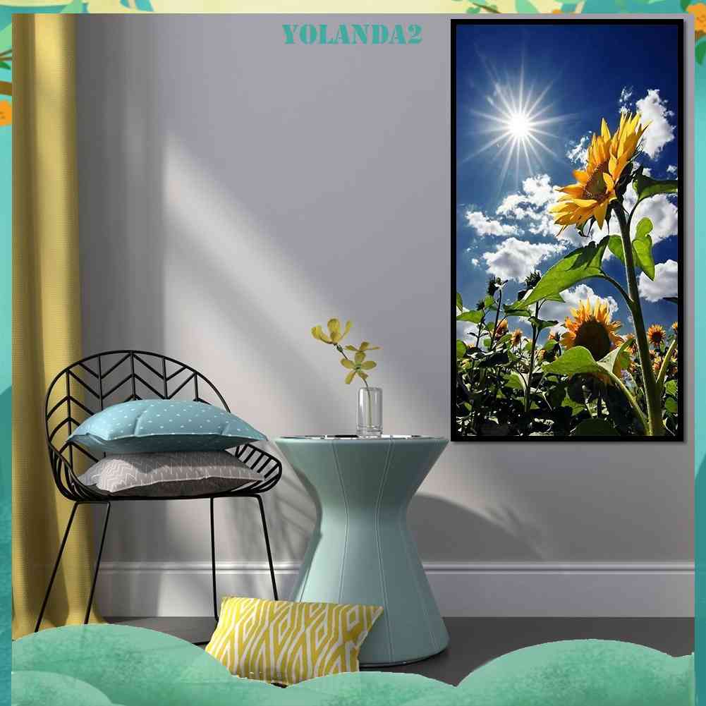 Bộ Tranh Thêu Chữ Thập DIY Hình Hoa Hướng Dương 2 / 11CT