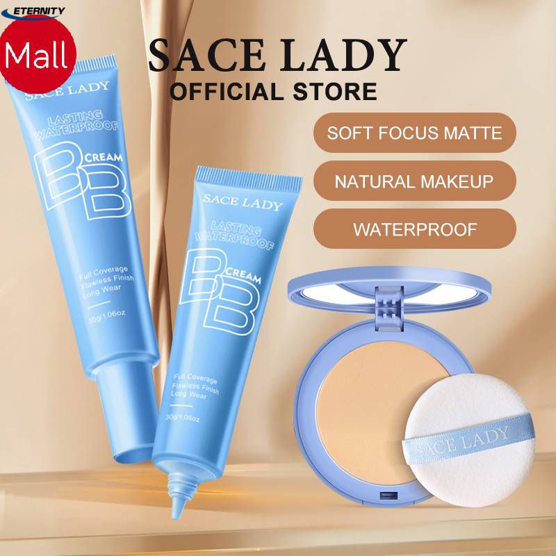 Sace Lady Phấn Nền Che Phủ Toàn Bộ Phấn Phủ Kiềm Dầu Kem Bb Chống Nước Kem Che Khuyết Điểm Mặt Mờ Lâu Trôi Sẵn Sàng