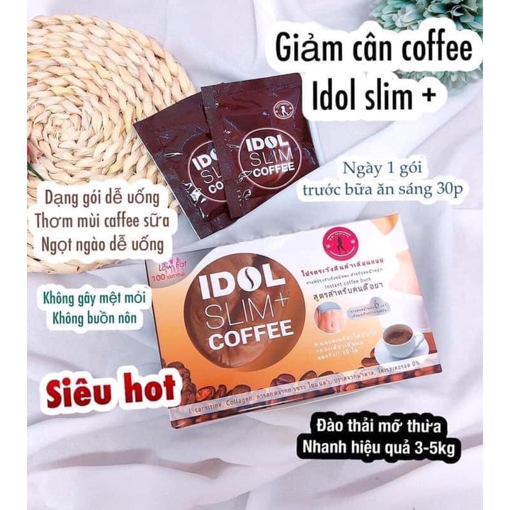 giảm cân cafe idol slim x3 giảm toàn thân 3-7kg