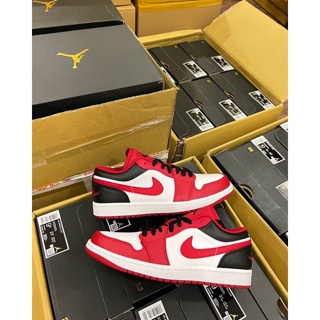 Chính Hãng  Giày Sneaker Nike Air Jordan 1 Low Chicago Bulls  553558-163