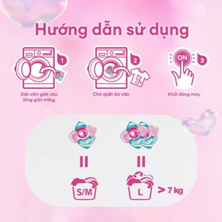 Combo 4 túi viên giặt xả arfum 5 trong 1 mới lưu hương lâu 16 tuần - ảnh sản phẩm 5