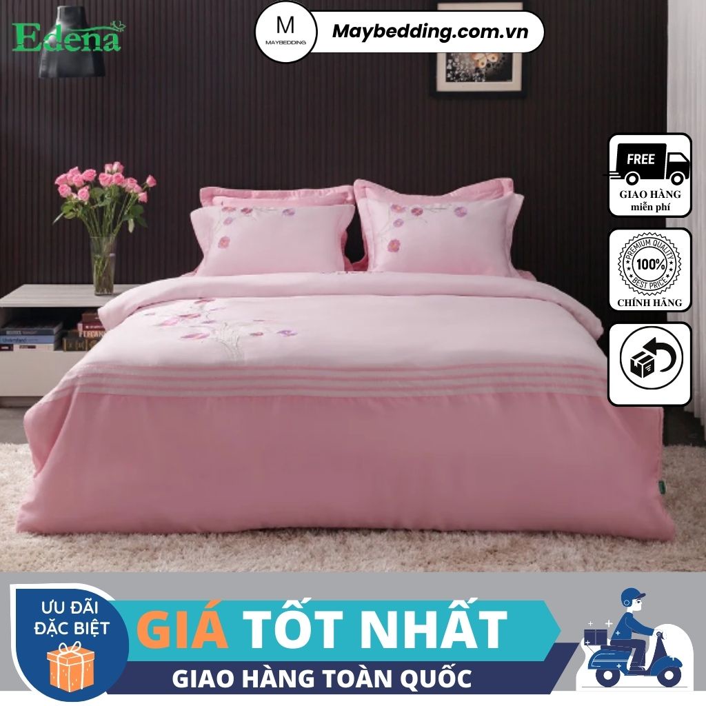 Bộ ga ( drap ) Tencel EDENA Mẫu 777 - Chính Hãng , Cao Cấp